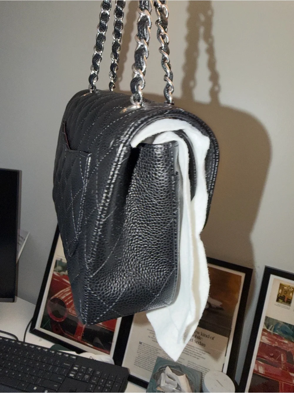 JUNE 2026 purchased CHANEL Classic Flap Size Small with Silver Chain. NEVER WORN